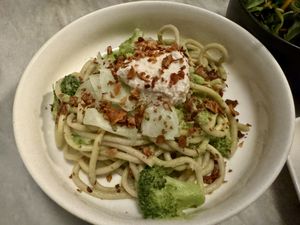 Spaghetti  at Botanica Lab in Bologna