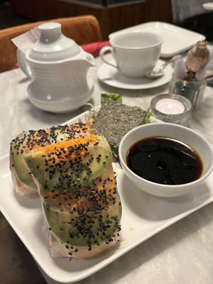 Spring roll   at Botanica Lab in Bologna