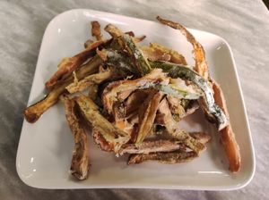 Verdurine (non) fritte at Botanica Lab in Bologna