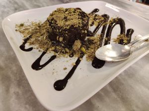 Cheesecake solo cioccolato at Botanica Lab in Bologna