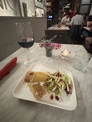 Cannolo e puntarelle  at Botanica Lab in Bologna