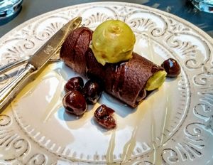 Strudel at Botanica Lab in Bologna