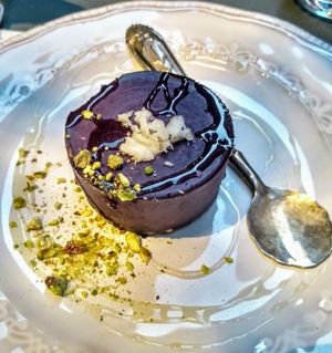 Cheesecake at Botanica Lab in Bologna