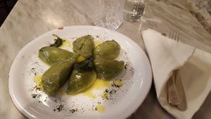 Mezzelune at Botanica Lab in Bologna