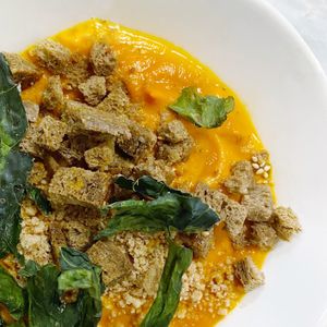 Pomodoro soup at Botanica Lab in Bologna