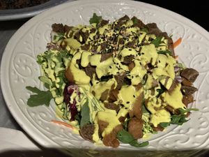 (Soy) Chicken Caeser Salat at Botanica Lab in Bologna