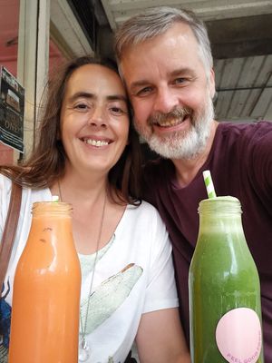 Two juices at Rawberry in Winchester