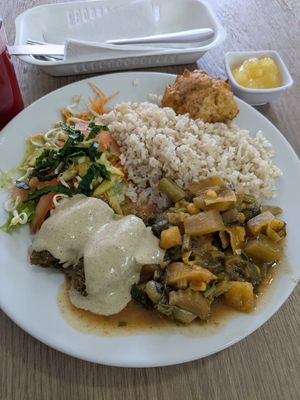 Meal of the day September 2025 at Prasadam in Bogota