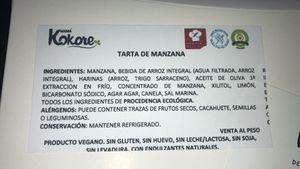 Los ingredientes de la tarta at Mama Kokore in Madrid