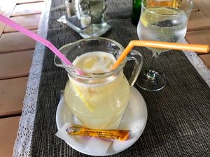 lemonade at Hotel Sighisoara in Sighisoara