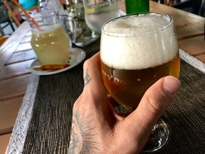 beer & lemonade at Hotel Sighisoara in Sighisoara