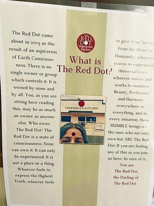About The Red Dot  at The Red Dot Vegetarian Kitchen in Frazier Park