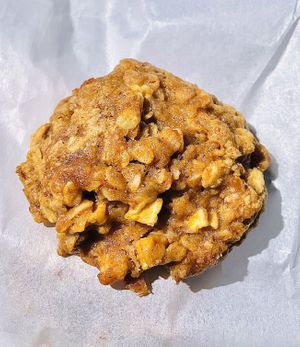 Oat and apple spiced cookie✨delicious   at The Red Dot Vegetarian Kitchen in Frazier Park