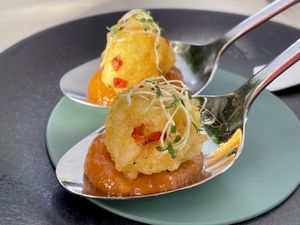 Frittierte Reisbällchen at Traube in Ottikon Bei Gossau