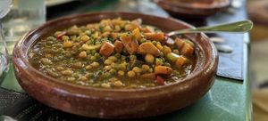 Marokkanisches Tajine mit Couscous und Pilaw Reis (für 2 Personen)  at Traube in Ottikon Bei Gossau