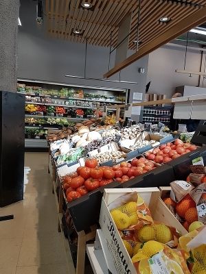 fruits & vegs at Veritas - Via Laietana in Barcelona