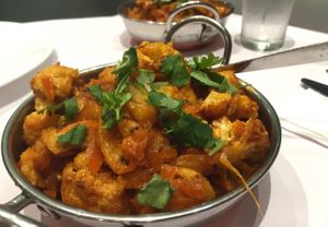 Aloo gobi at THE HUNGRY HIKER INDIAN AND NEPALI RESTAURANT in Kilsyth South