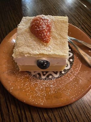 vegan Bled cake at Public Bar & Vegan Kitchen in Bled