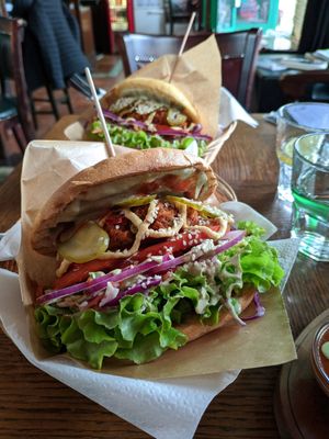 House Burger at Public Bar & Vegan Kitchen in Bled