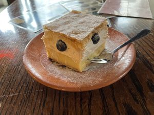 Vegan pastry  at Public Bar & Vegan Kitchen in Bled