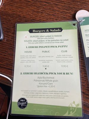  at Public Bar & Vegan Kitchen in Bled
