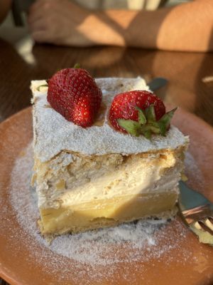 Cream cake! at Public Bar & Vegan Kitchen in Bled