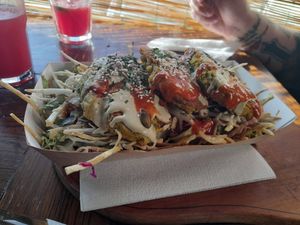 Fritters at Public Bar & Vegan Kitchen in Bled