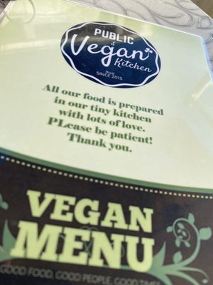 Affiche   at Public Bar & Vegan Kitchen in Bled