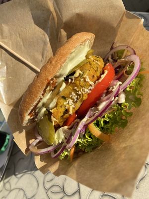 Burger  at Public Bar & Vegan Kitchen in Bled