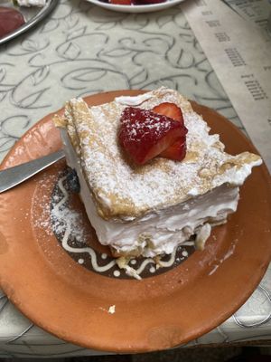 Cream cake  at Public Bar & Vegan Kitchen in Bled