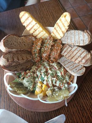 Vegan tartar at Public Bar & Vegan Kitchen in Bled