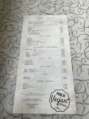   at Public Bar & Vegan Kitchen in Bled