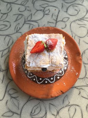 cream cake  at Public Bar & Vegan Kitchen in Bled