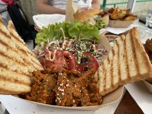 Something delicious   at Public Bar & Vegan Kitchen in Bled