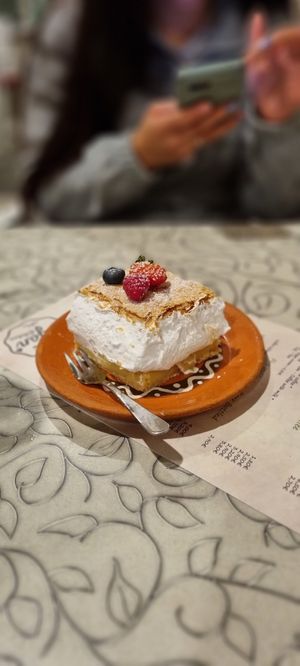 Cream cake (10/10) at Public Bar & Vegan Kitchen in Bled