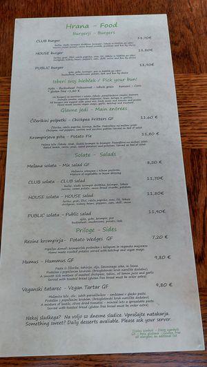  at Public Bar & Vegan Kitchen in Bled