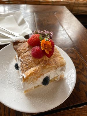 Cream Cake (€5) at Public Bar & Vegan Kitchen in Bled