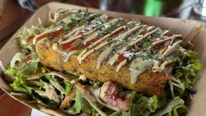 Potato pie at Public Bar & Vegan Kitchen in Bled