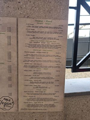  at Public Bar & Vegan Kitchen in Bled