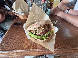 burger   at Public Bar & Vegan Kitchen in Bled