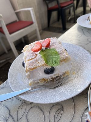 cream cake  at Public Bar & Vegan Kitchen in Bled