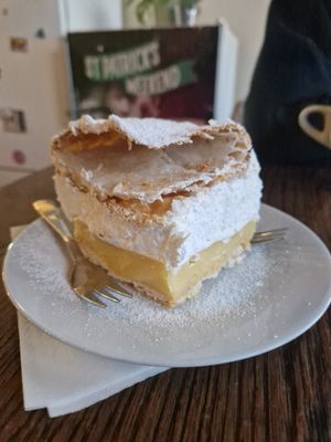 Cream Cake - crazy good 10/10 at Public Bar & Vegan Kitchen in Bled