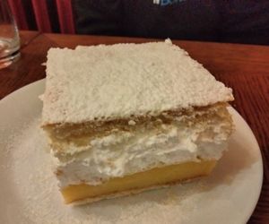 Slovenian cake at Public Bar & Vegan Kitchen in Bled