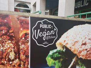 Outside at Public Bar & Vegan Kitchen in Bled