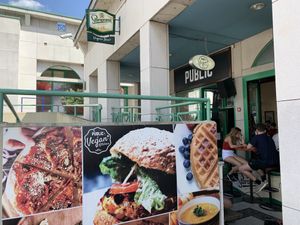 “food court” - 1st floor at Public Bar & Vegan Kitchen in Bled