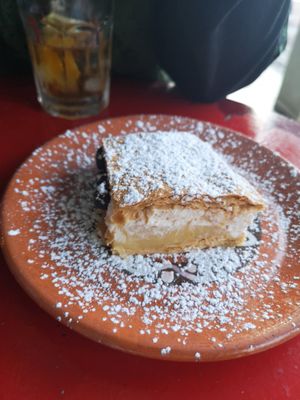 Cream cake at Public Bar & Vegan Kitchen in Bled