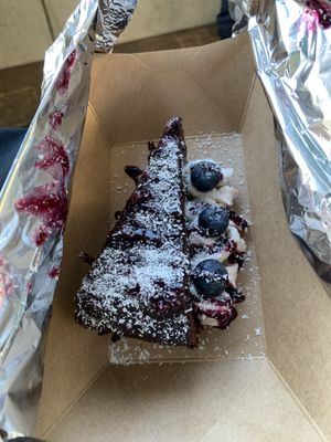 Chocolate cake  at Public Bar & Vegan Kitchen in Bled