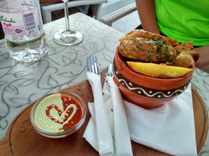 Lovely potatoes at Public Bar & Vegan Kitchen in Bled