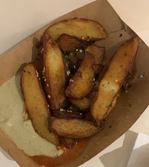 Delicious baked potato at Public Bar & Vegan Kitchen in Bled