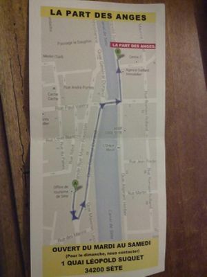 Flyer part 2 at La Part des Anges in Sete